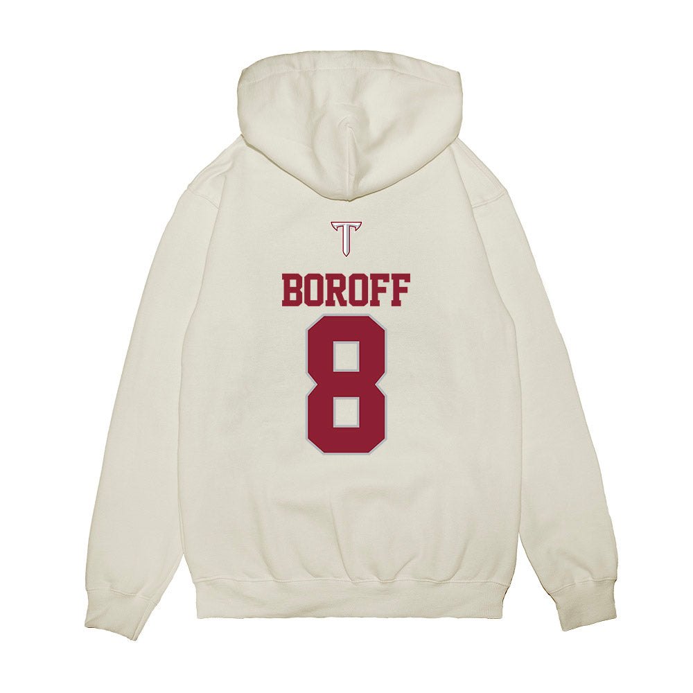 Troy - NCAA Baseball : Jabe Boroff - USA Raglan Premium Hooded Sweatshirt-1
