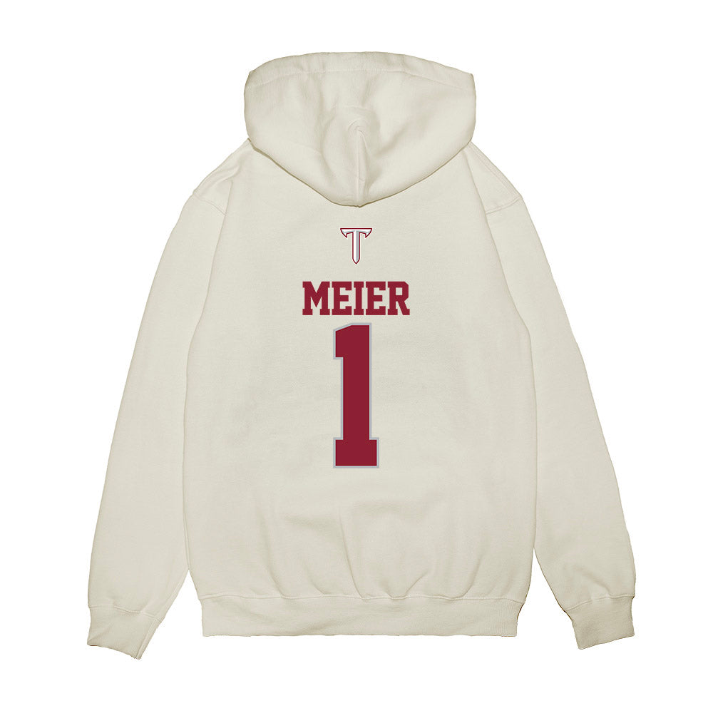 Troy - NCAA Baseball : Steven Meier - USA Raglan Premium Hooded Sweatshirt-1