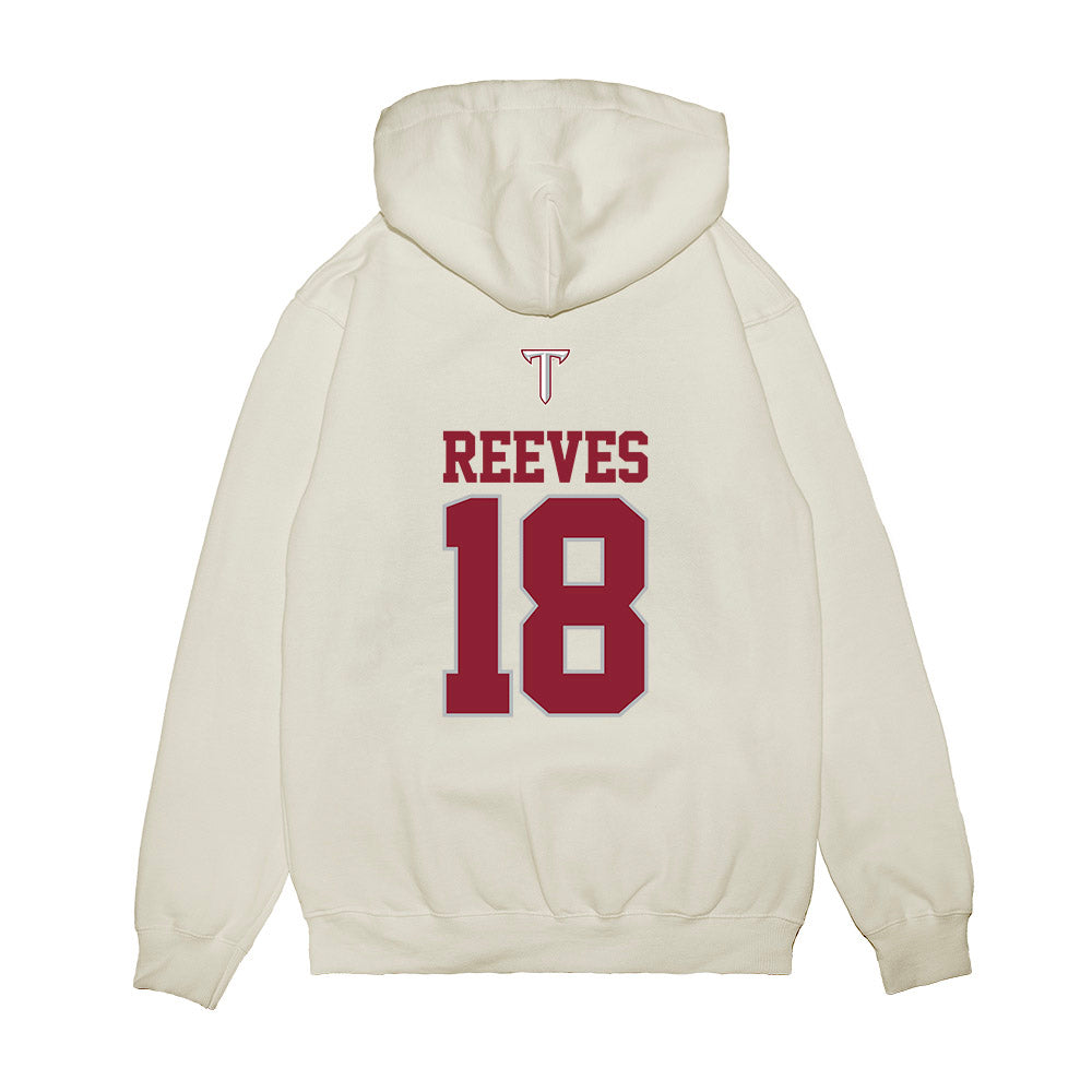 Troy - NCAA Baseball : Caden Reeves - USA Raglan Premium Hooded Sweatshirt-1