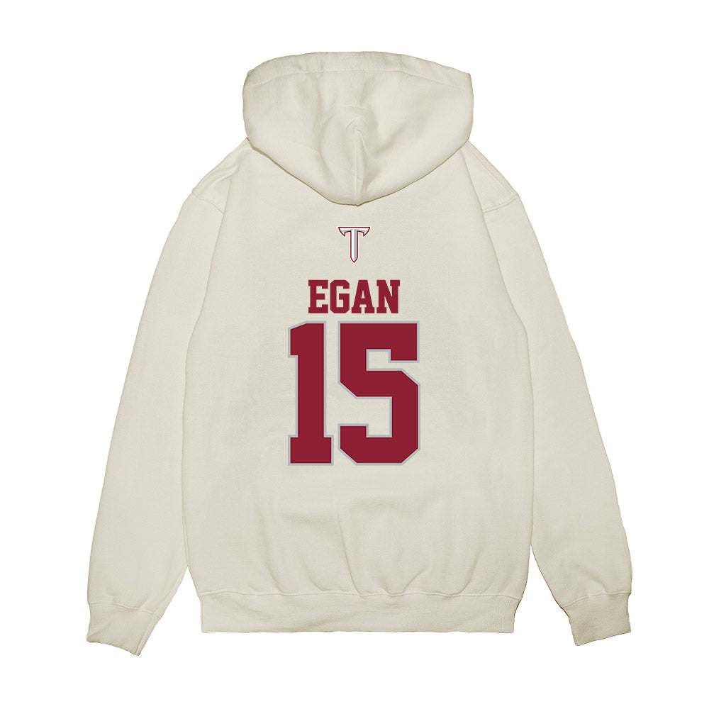 Troy - NCAA Baseball : Tommy Egan - USA Raglan Premium Hooded Sweatshirt-1