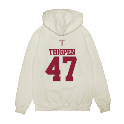 Troy - NCAA Baseball : Noah Thigpen - USA Raglan Premium Hooded Sweatshirt-1