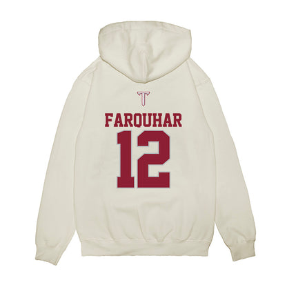 Troy - NCAA Baseball : Tate Farquhar - USA Raglan Premium Hooded Sweatshirt-1