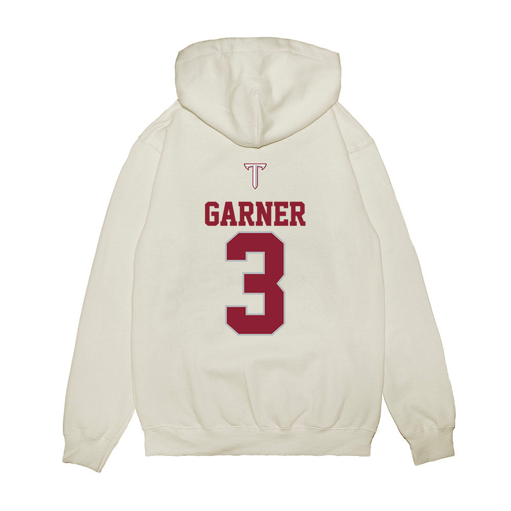 Troy - NCAA Baseball : Cole Garner - USA Raglan Premium Hooded Sweatshirt-1