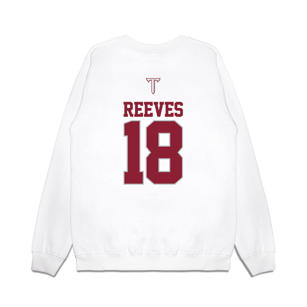 Troy - NCAA Baseball : Caden Reeves - USA Raglan Premium Crewneck Sweatshirt-1