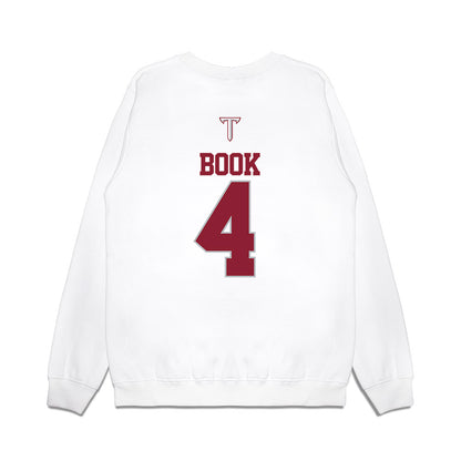 Troy - NCAA Baseball : Nolan Book - USA Raglan Premium Crewneck Sweatshirt-1