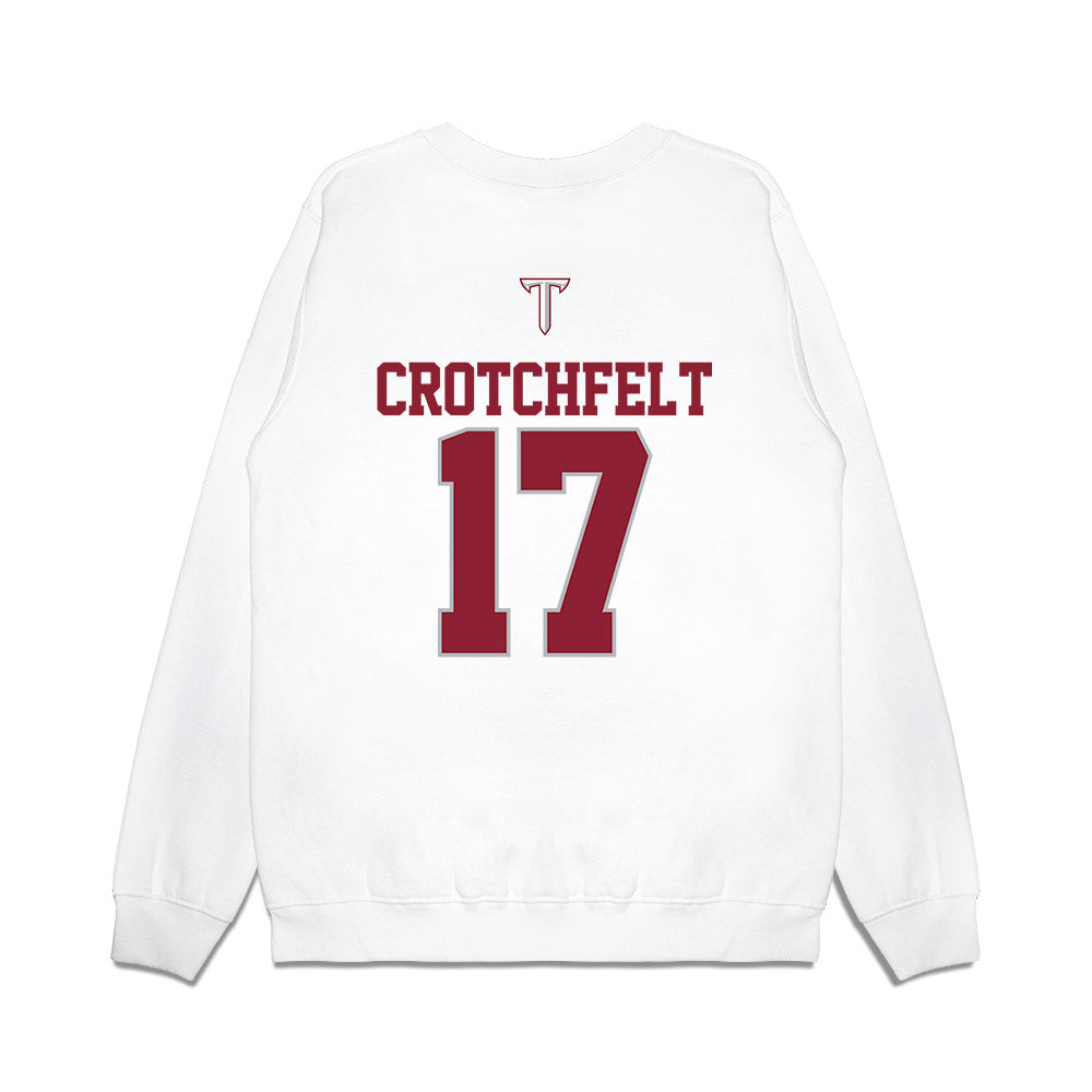 Troy - NCAA Baseball : Zach Crotchfelt - USA Raglan Premium Crewneck Sweatshirt-1