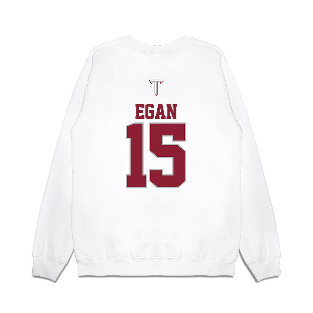 Troy - NCAA Baseball : Tommy Egan - USA Raglan Premium Crewneck Sweatshirt-1