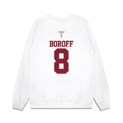 Troy - NCAA Baseball : Jabe Boroff - USA Raglan Premium Crewneck Sweatshirt-1