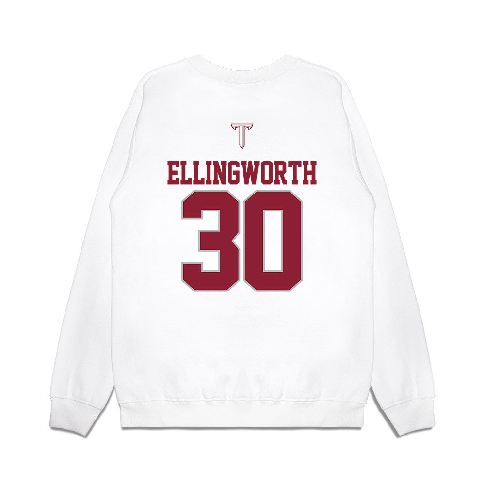 Troy - NCAA Baseball : Cooper Ellingworth - USA Raglan Premium Crewneck Sweatshirt-1