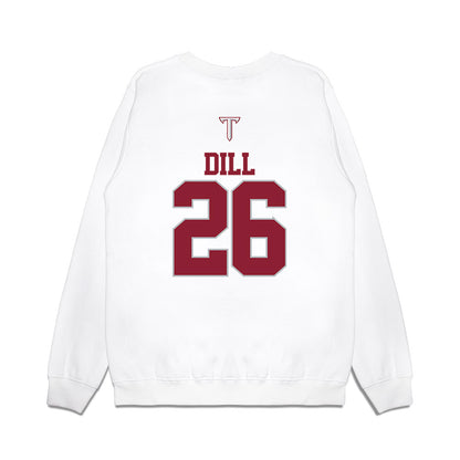 Troy - NCAA Baseball : Matthew Dill - USA Raglan Premium Crewneck Sweatshirt-1
