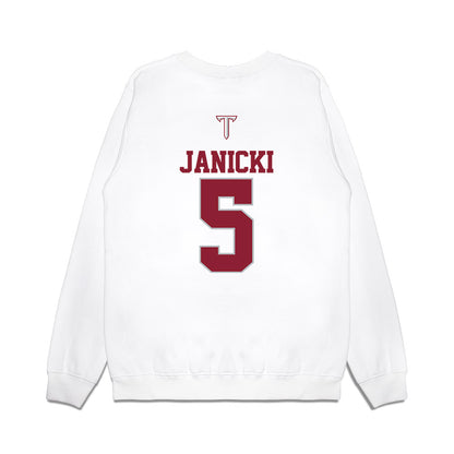 Troy - NCAA Baseball : James Janicki - USA Raglan Premium Crewneck Sweatshirt-1