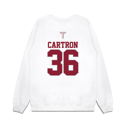 Troy - NCAA Baseball : Chase Cartron - USA Raglan Premium Crewneck Sweatshirt-1