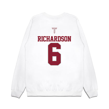 Troy - NCAA Baseball : Brady Richardson - USA Raglan Premium Crewneck Sweatshirt-1