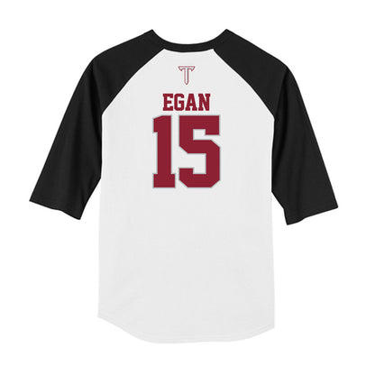 Troy - NCAA Baseball : Tommy Egan - USA Raglan Raglan Shirt-1