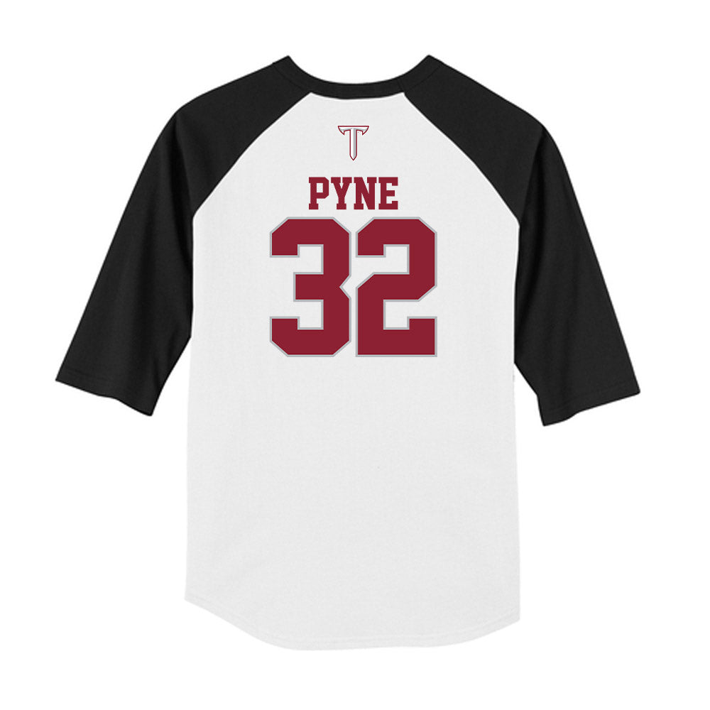 Troy - NCAA Baseball : Josh Pyne - USA Raglan Raglan Shirt-1