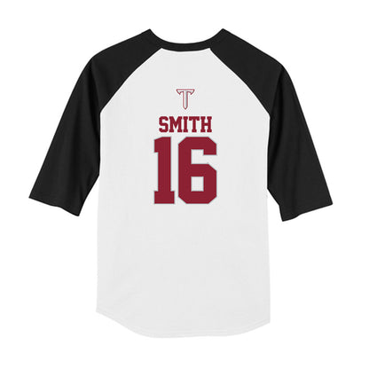 Troy - NCAA Baseball : Hayden Smith - USA Raglan Youth Raglan T-Shirt-1