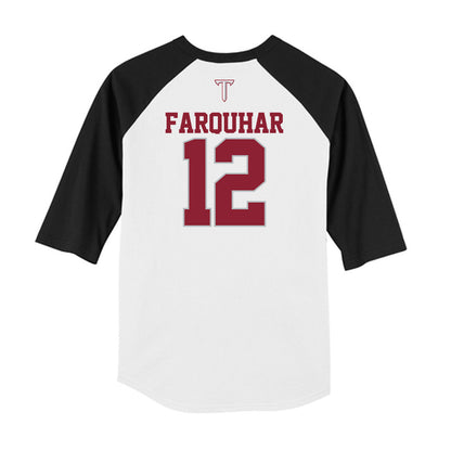 Troy - NCAA Baseball : Tate Farquhar - USA Raglan Raglan Shirt-1