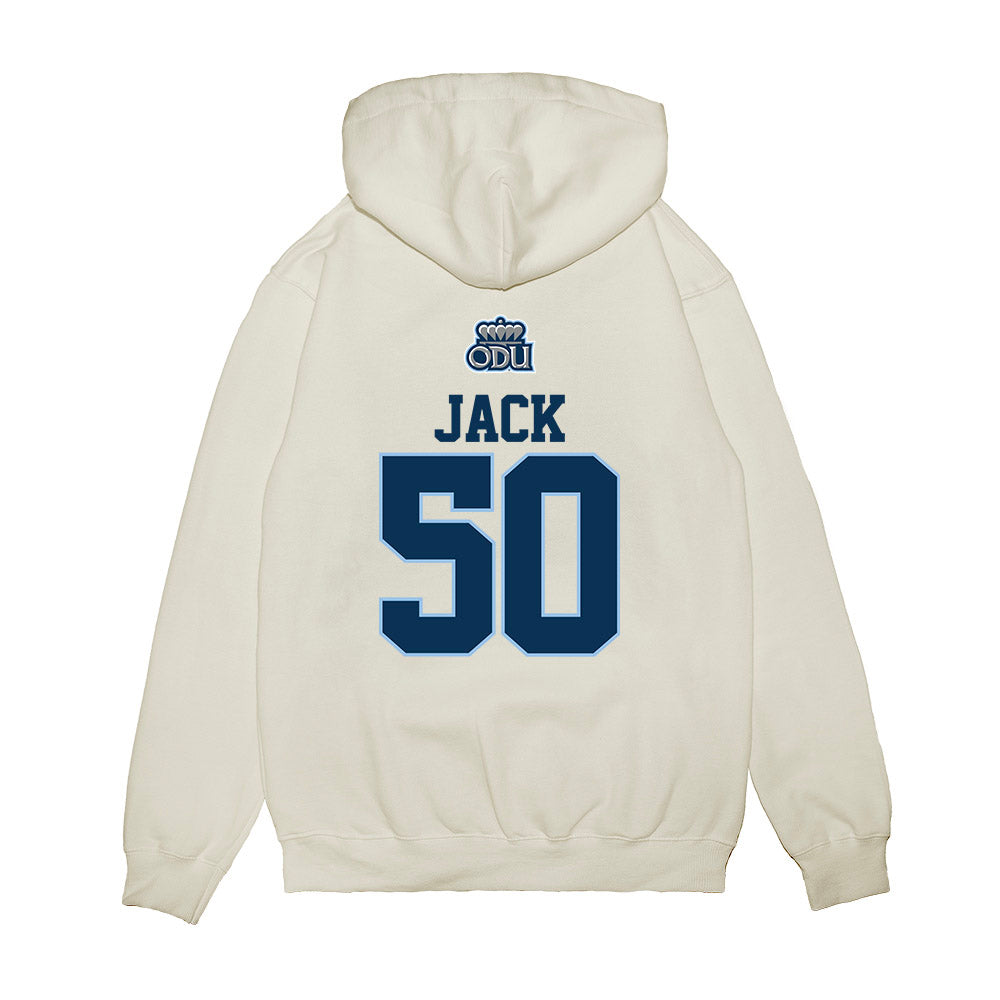 Old Dominion - NCAA Baseball : Maddox Jack - USA Raglan Premium Hooded Sweatshirt-1