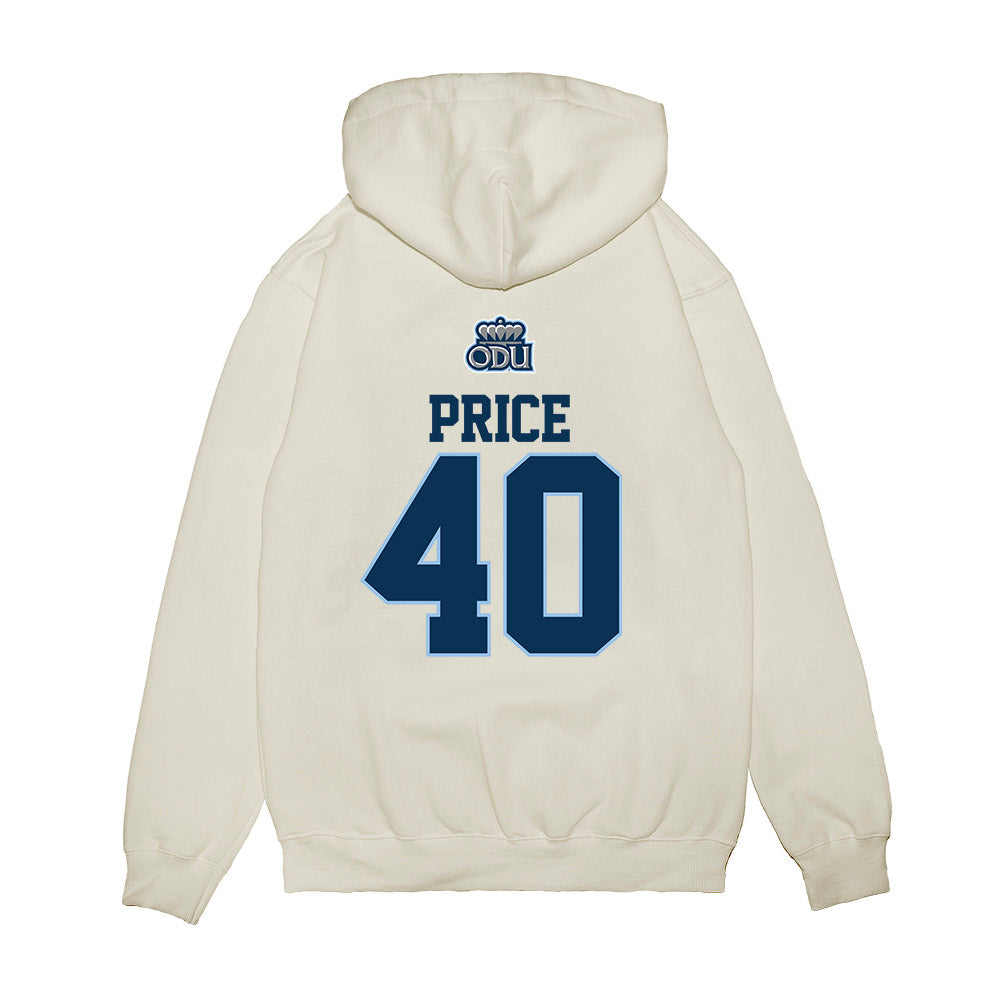 Old Dominion - NCAA Baseball : Kenneth Price - USA Raglan Premium Hooded Sweatshirt-1