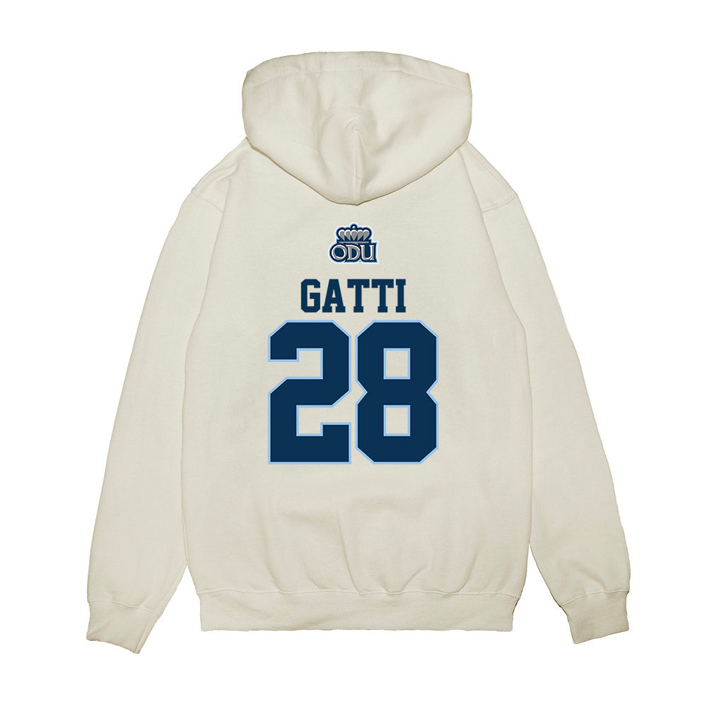 Old Dominion - NCAA Baseball : JJ Gatti - USA Raglan Premium Hooded Sweatshirt-1