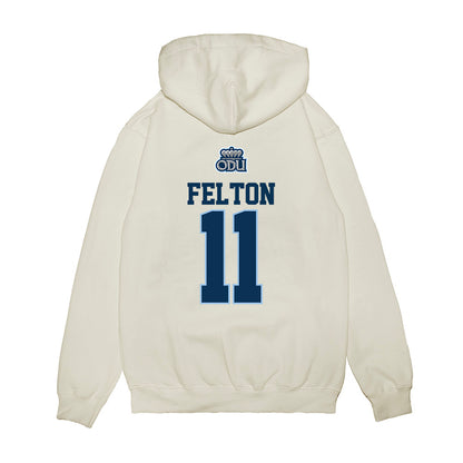 Old Dominion - NCAA Baseball : Nick Felton - USA Raglan Premium Hooded Sweatshirt-1