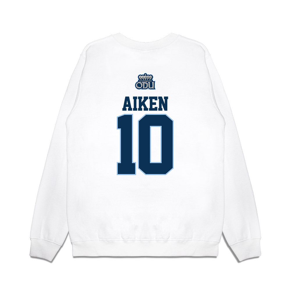 Old Dominion - NCAA Baseball : Travis Aiken - USA Raglan Premium Crewneck Sweatshirt-1