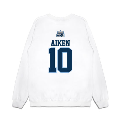 Old Dominion - NCAA Baseball : Travis Aiken - USA Raglan Premium Crewneck Sweatshirt-1