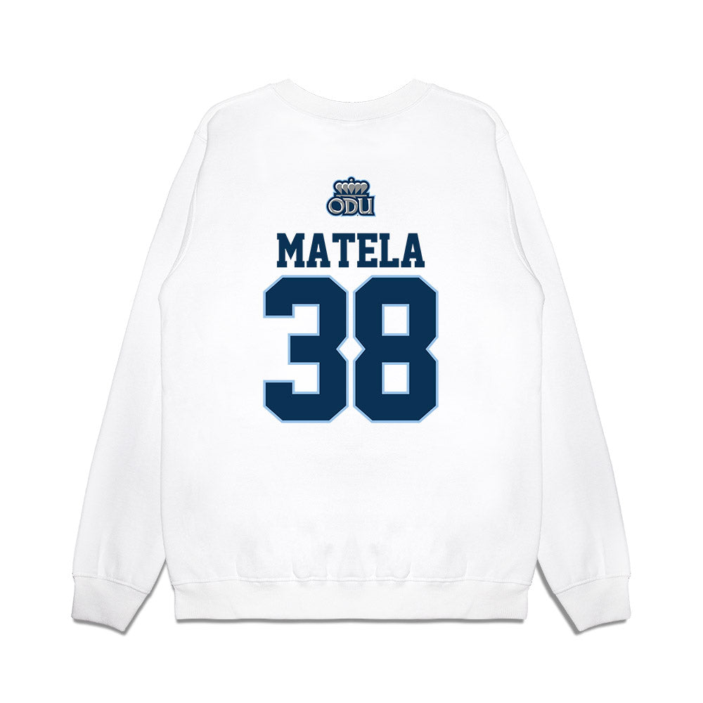 Old Dominion - NCAA Baseball : Bailey Matela - USA Raglan Premium Crewneck Sweatshirt-1