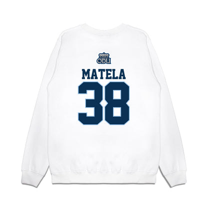 Old Dominion - NCAA Baseball : Bailey Matela - USA Raglan Premium Crewneck Sweatshirt-1