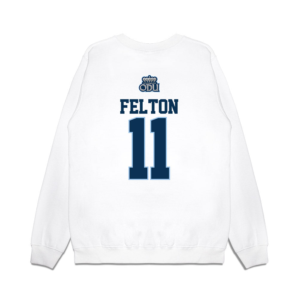 Old Dominion - NCAA Baseball : Nick Felton - USA Raglan Premium Crewneck Sweatshirt-1