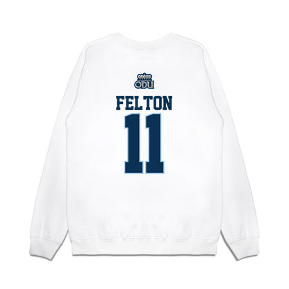 Old Dominion - NCAA Baseball : Nick Felton - USA Raglan Premium Crewneck Sweatshirt-1