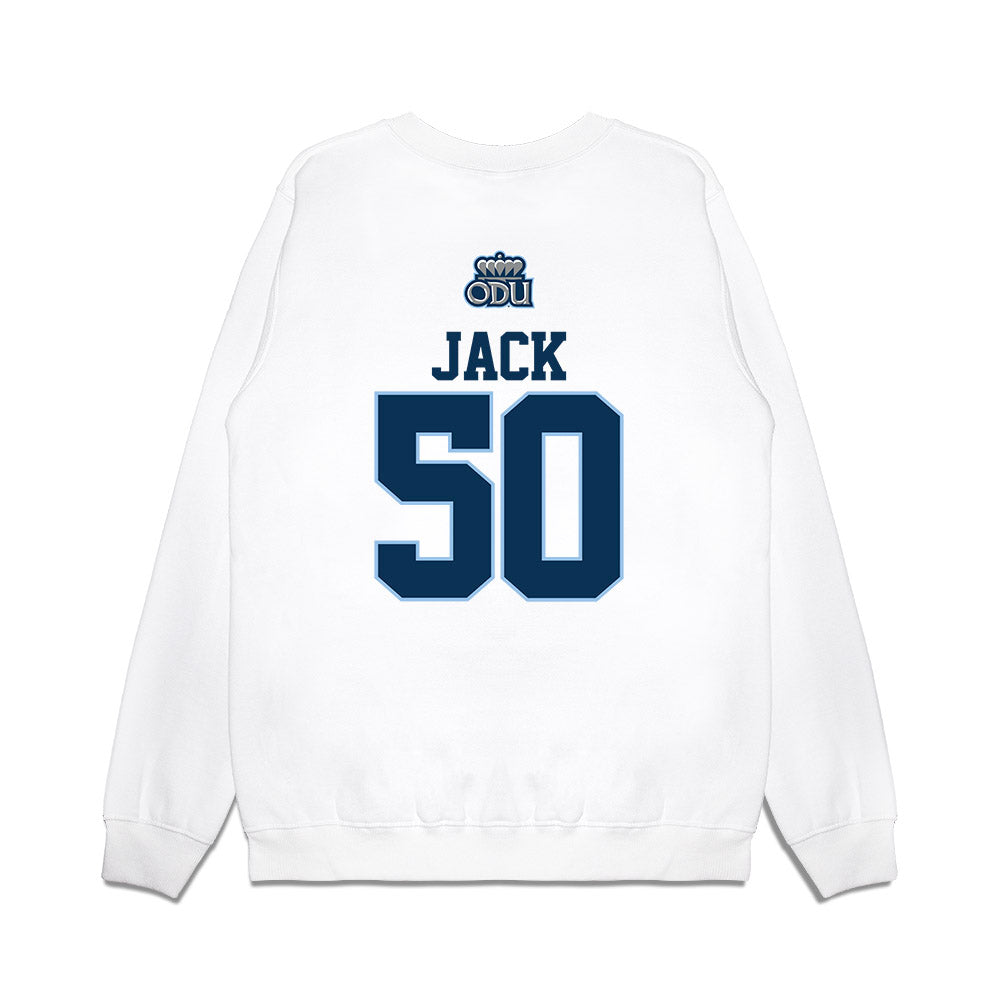 Old Dominion - NCAA Baseball : Maddox Jack - USA Raglan Premium Crewneck Sweatshirt-1