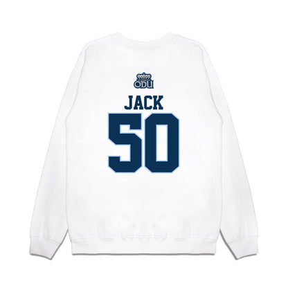 Old Dominion - NCAA Baseball : Maddox Jack - USA Raglan Premium Crewneck Sweatshirt-1