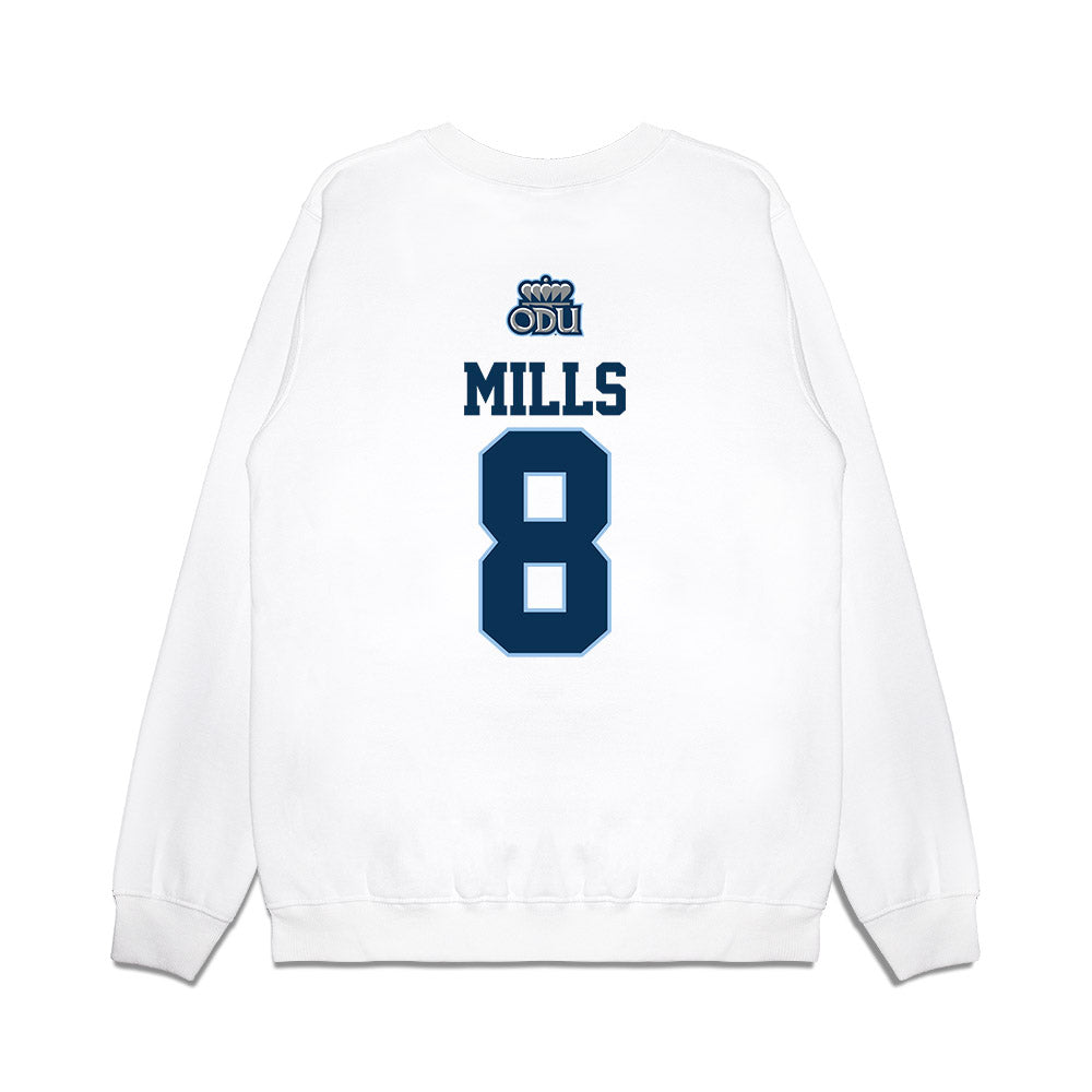 Old Dominion - NCAA Baseball : Sylas Mills - USA Raglan Premium Crewneck Sweatshirt-1