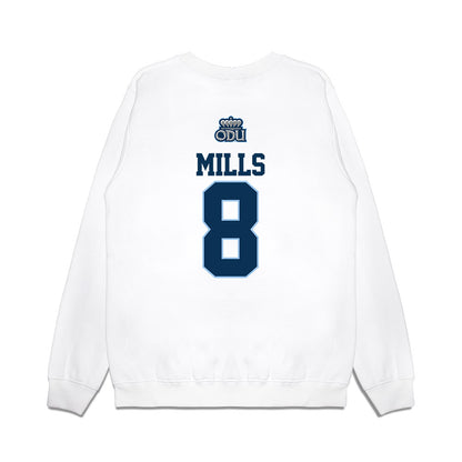 Old Dominion - NCAA Baseball : Sylas Mills - USA Raglan Premium Crewneck Sweatshirt-1