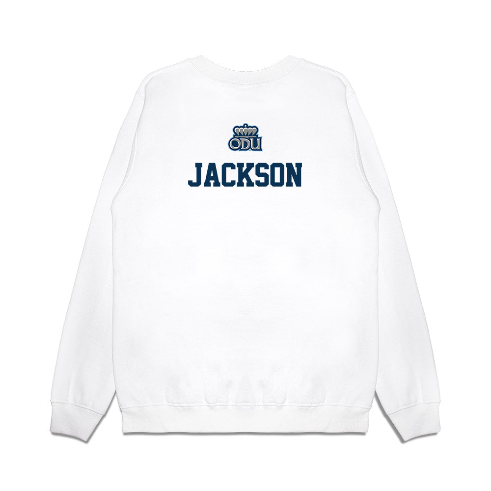 Old Dominion - NCAA Baseball : Brady Jackson - USA Raglan Premium Crewneck Sweatshirt-1