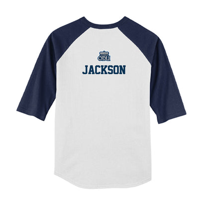 Old Dominion - NCAA Baseball : Brady Jackson - USA Raglan Youth Raglan T-Shirt-1