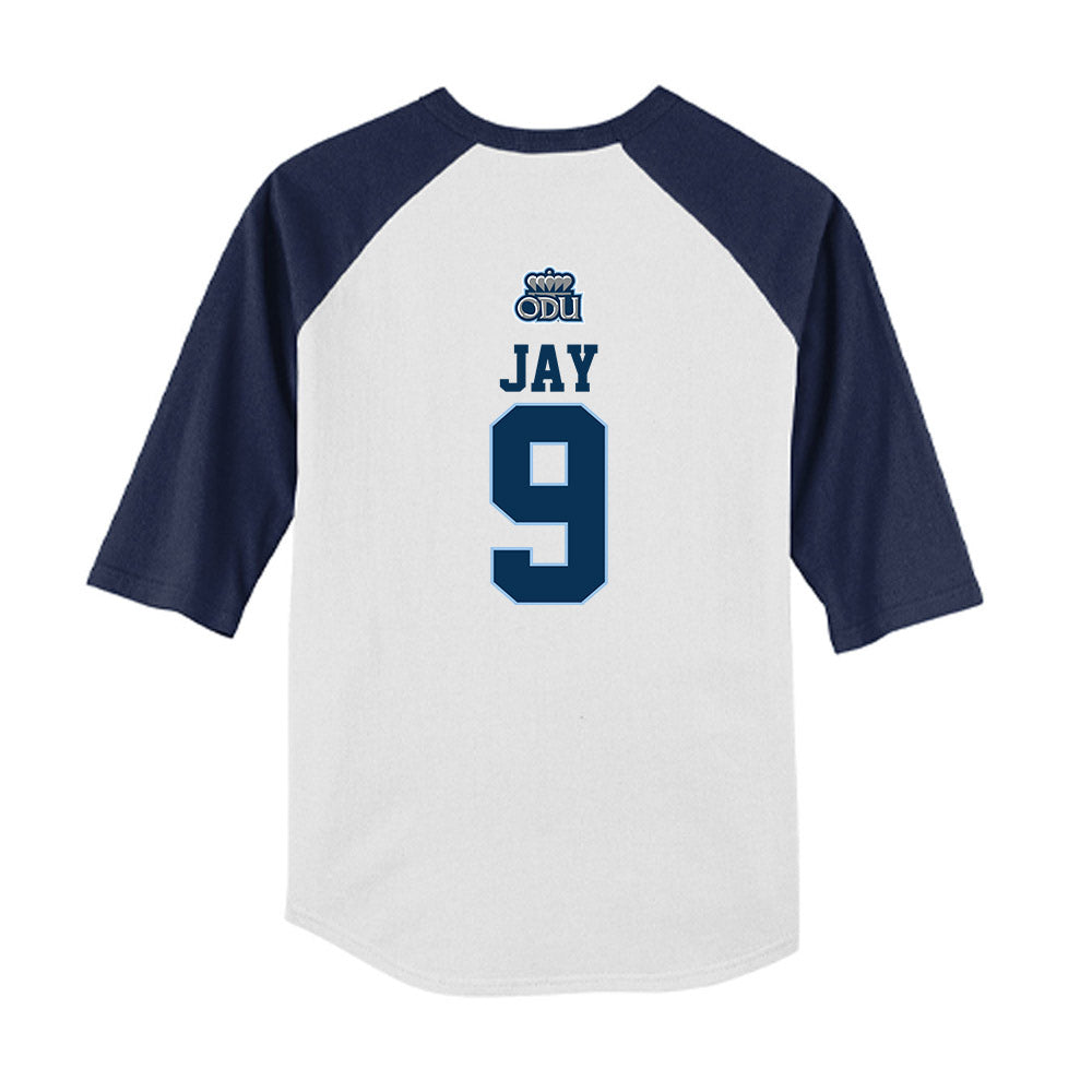 Old Dominion - NCAA Baseball : Cash Jay - USA Raglan Youth Raglan T-Shirt-1