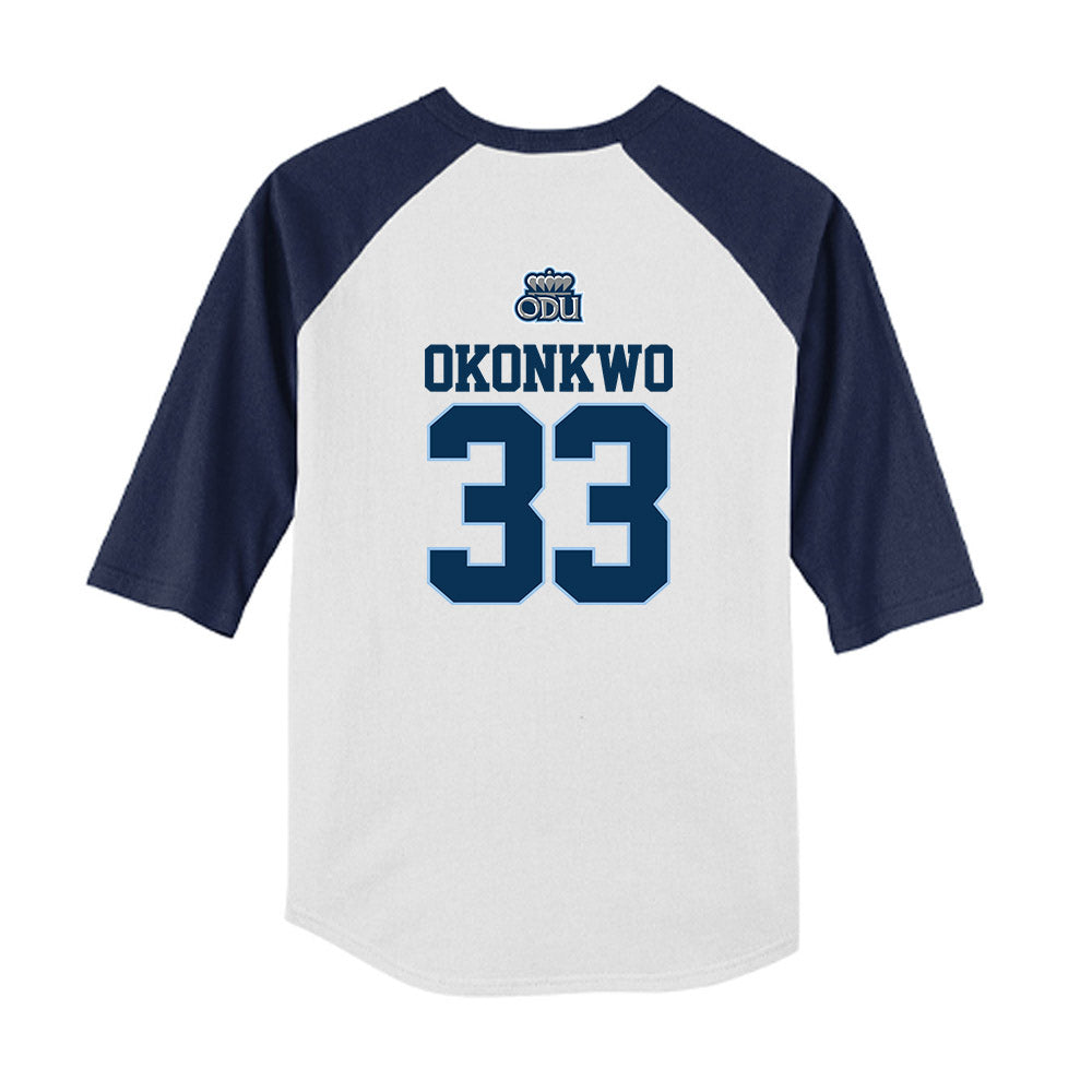 Old Dominion - NCAA Baseball : Jackson Okonkwo - USA Raglan Youth Raglan T-Shirt-1