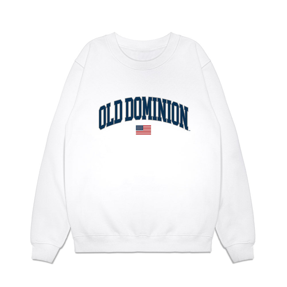 Old Dominion - NCAA Baseball : Travis Aiken - USA Raglan Premium Crewneck Sweatshirt-0