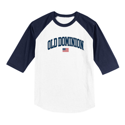 Old Dominion - NCAA Baseball : JJ Gatti - USA Raglan Raglan Shirt-0