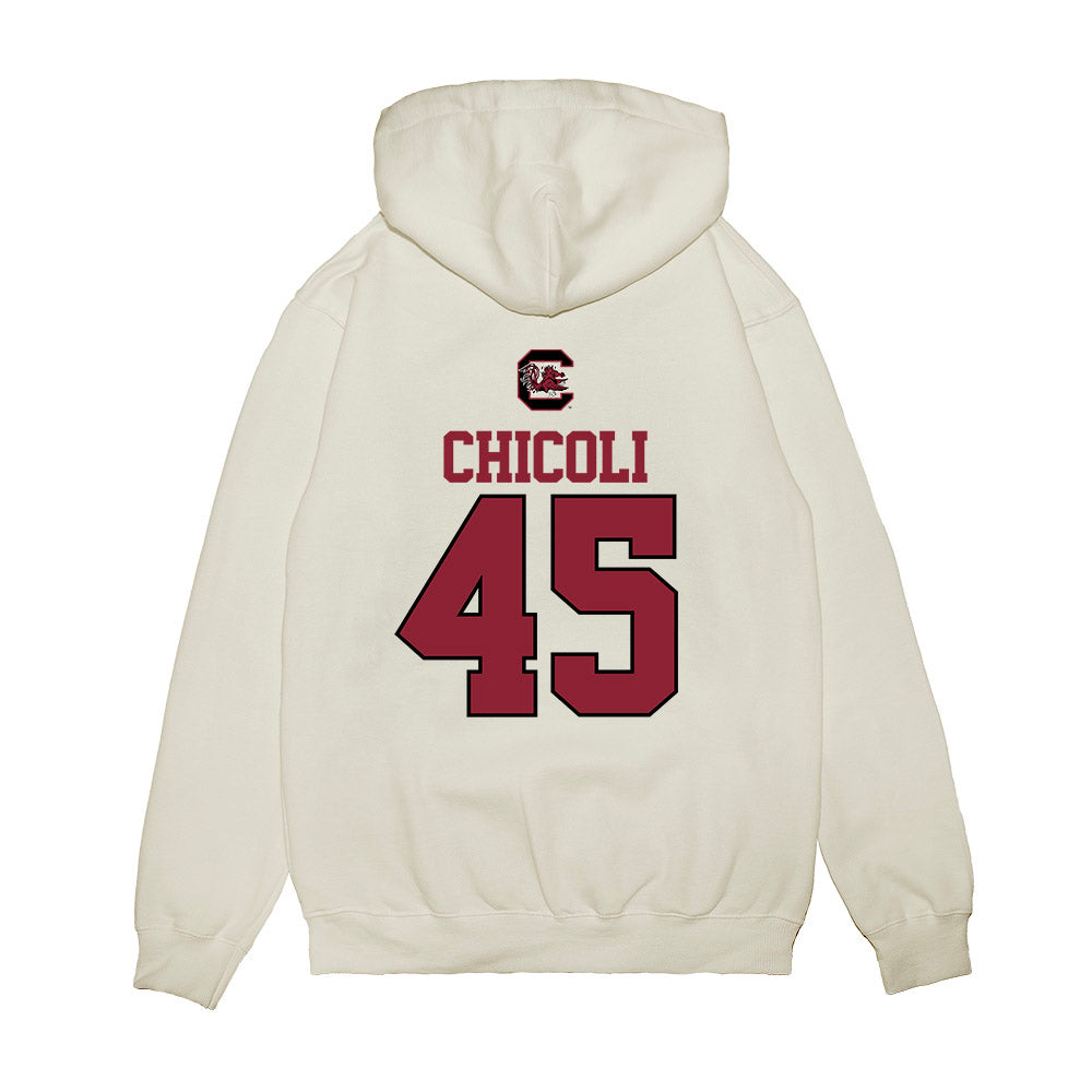 South Carolina - NCAA Baseball : Connor Chicoli - USA Premium Hooded Sweatshirt-1