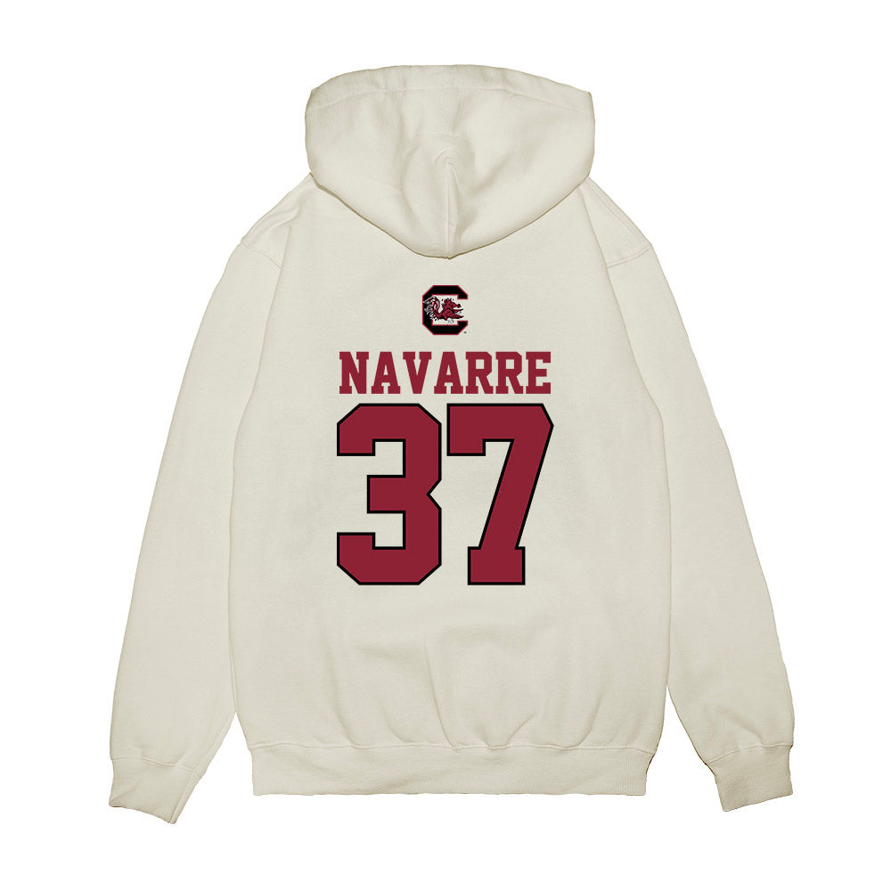 South Carolina - NCAA Baseball : Bryce Navarre - USA Premium Hooded Sweatshirt-1