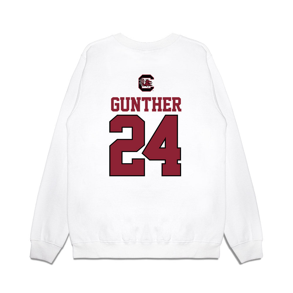 South Carolina - NCAA Baseball : Josh Gunther - USA Premium Crewneck Sweatshirt-1
