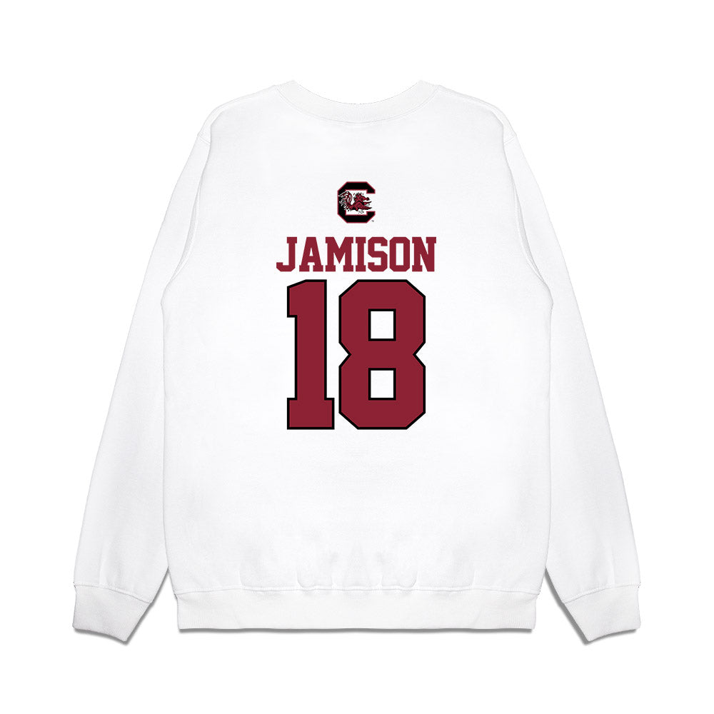 South Carolina - NCAA Baseball : Aaron Jamison - USA Premium Crewneck Sweatshirt-1