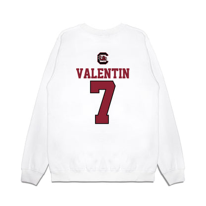 South Carolina - NCAA Baseball : Alex Valentin - USA Premium Crewneck Sweatshirt-1