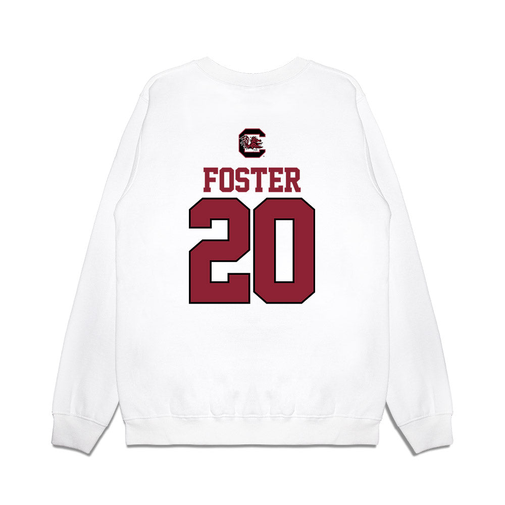 South Carolina - NCAA Baseball : Elijah Foster - USA Premium Crewneck Sweatshirt-1