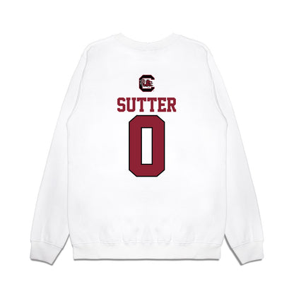 South Carolina - NCAA Baseball : Logan Sutter - USA Premium Crewneck Sweatshirt-1