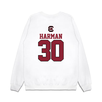 South Carolina - NCAA Baseball : Dawson Harman - USA Premium Crewneck Sweatshirt-1