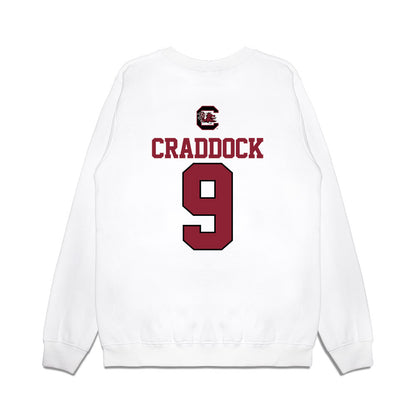 South Carolina - NCAA Baseball : Will Craddock - USA Premium Crewneck Sweatshirt-1